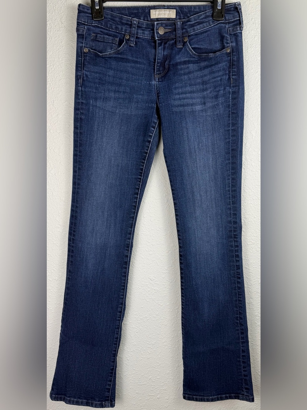 Banana Republic Slim Bootcut Jeans Women’s 26/2R Dark Wash Stretch